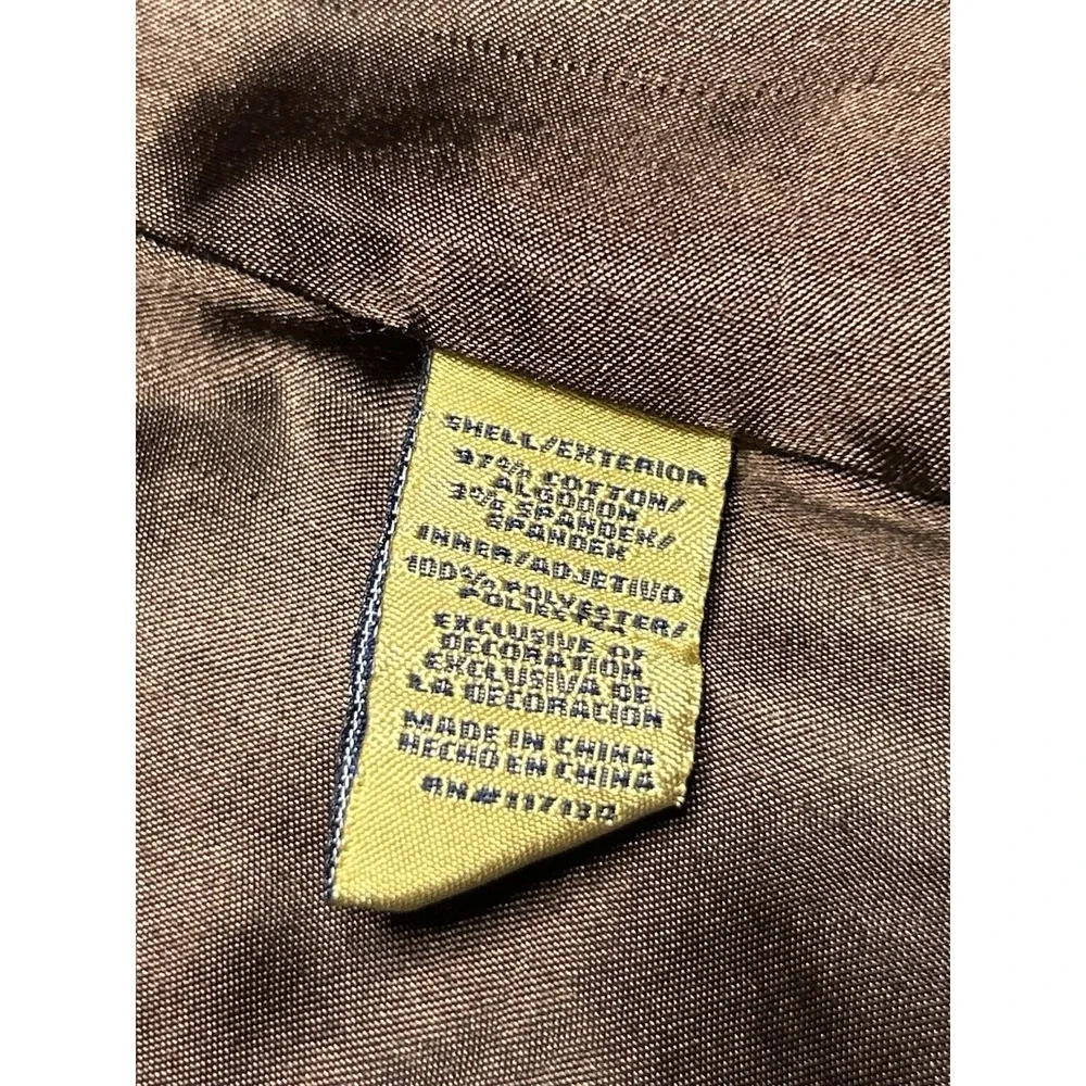 Vintage Y2K Enyce Blazer Jacket Toddler Girls Youth Medium Brown Cyber Grunge